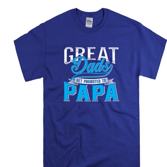 Great Dads Get Promoted TShirt - Picture 1 of 1